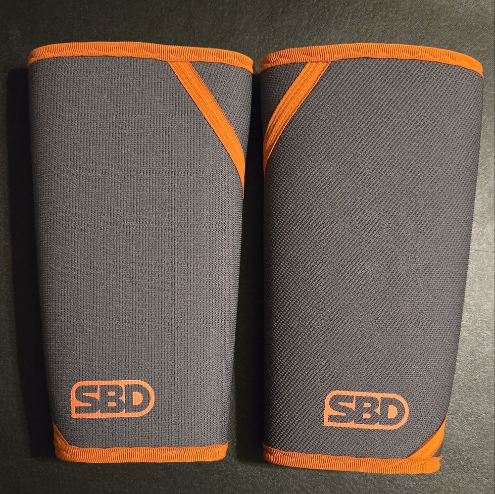 SBD Forge Gray Powerlifting Knee Sleeves